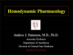 Hemodynamic Pharmacology