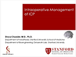 Intraoperative Management of ICP