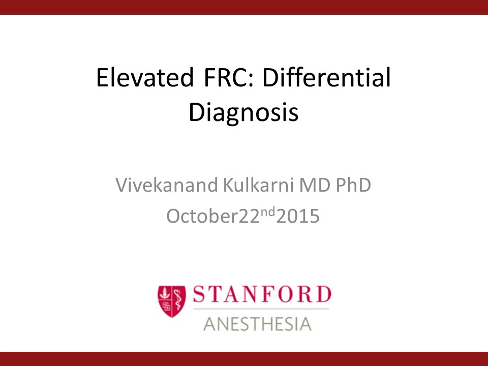 Elevated FRC: Differential Diagnosis