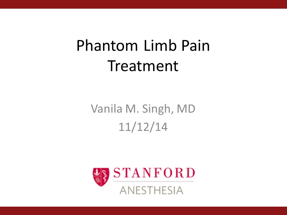 Phantom Limb Pain Treatment
