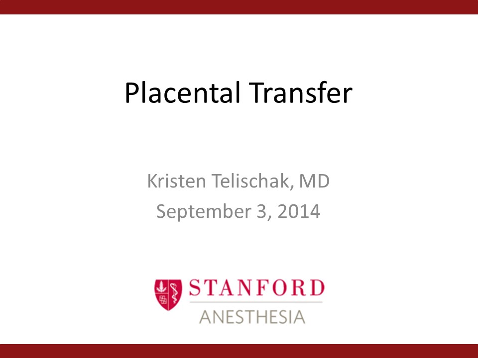 Placental Transfer