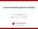 Local Anesthetic Systemic Toxicity