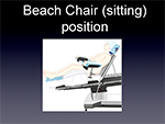 Beach Chair (sitting) position