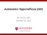 Autonomic Hyperreflexia (AH)