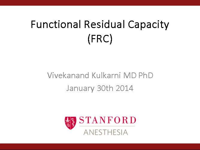 Functional Residual Capacity (FRC)