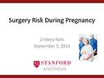 Surgery Risk During Pregnancy