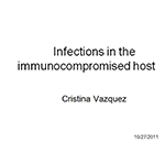 Infections in immunocompromised Hosts