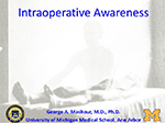 Intraoperative Awareness
