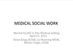 Medical Social Work: Mental Health in The Medical Setting