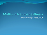 Myths in Neuroanesthesia 