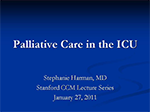 Palliative Care in the ICU