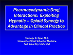Pharmacodynamic Drug Interactions