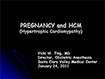 Pregnancy and HCM
