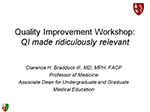 Quality Improvement Workshop