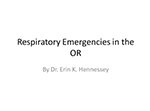 Respiratory Emergencies in the OR